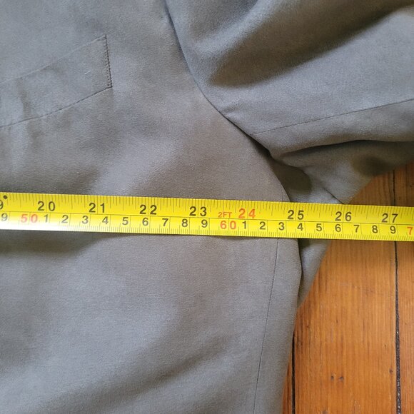 J Grill Olive Microsuede Blazer, sz 50R - Picture 7 of 12